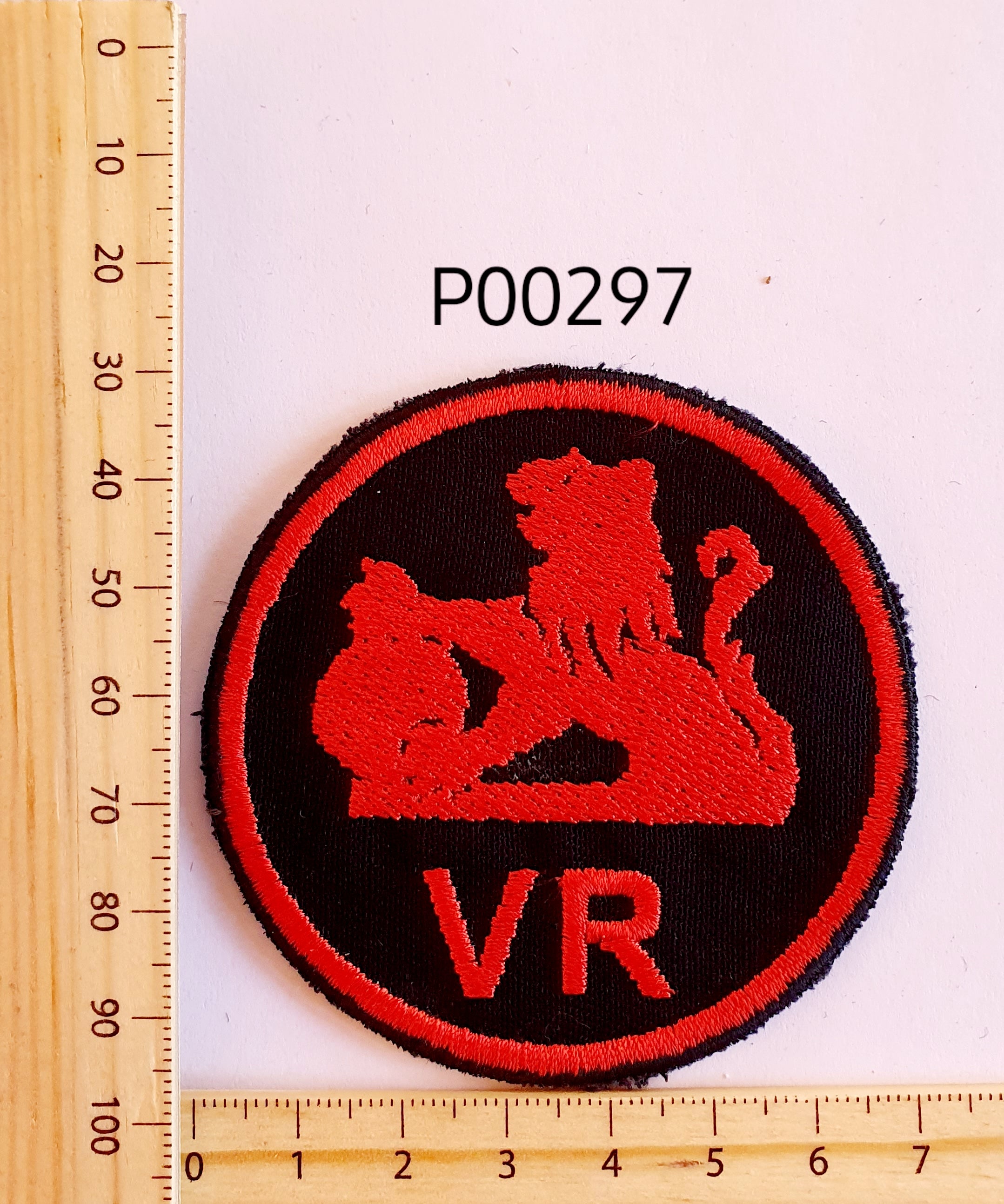 P00297 VR Iron On Cloth Patch