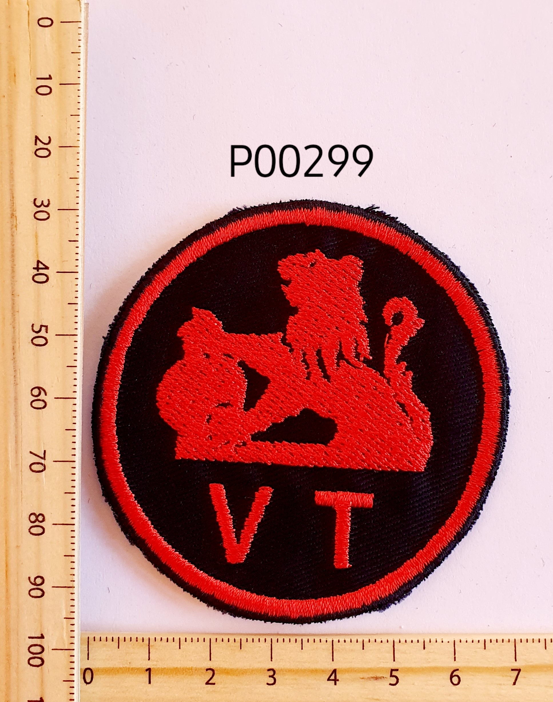 P00299 VT Iron On Cloth Patch