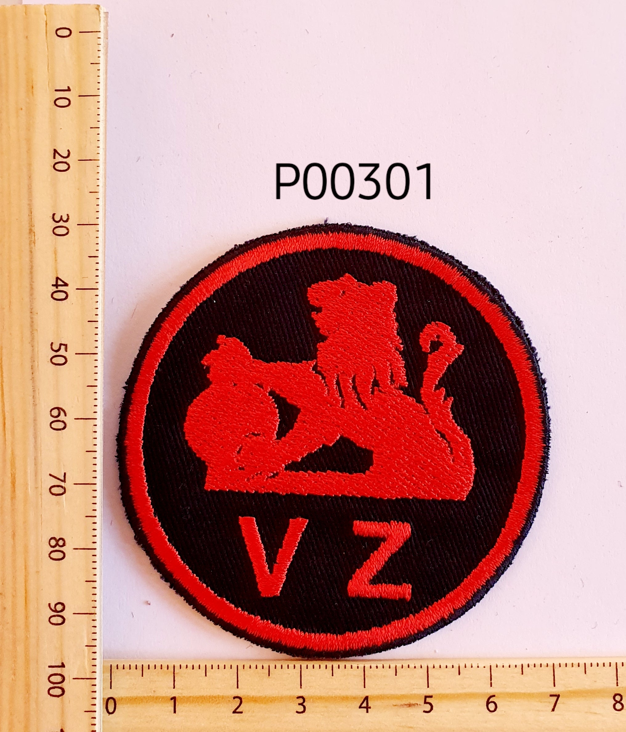 P00301 VZ Iron On Cloth Patch