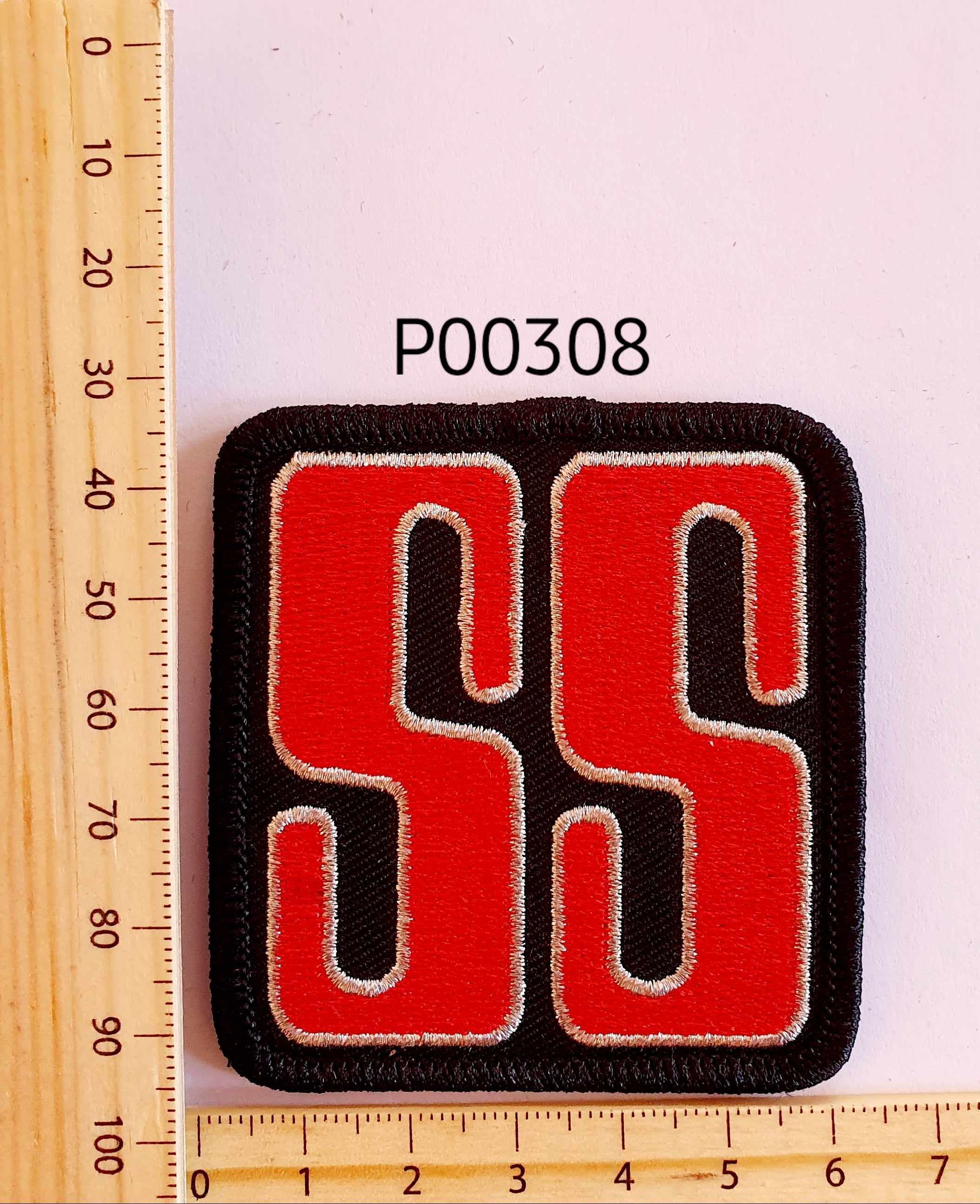 P00308 SS Iron On Cloth Patch