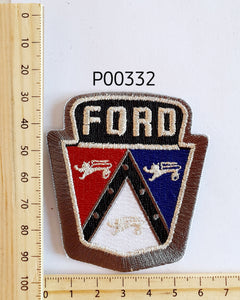 P00332 Ford Bonnet Emblem Iron On Cloth Patch