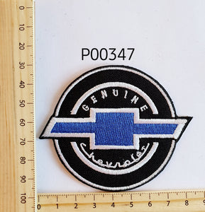 P00347 Genuine Chevrolet Round Iron On Cloth Patch