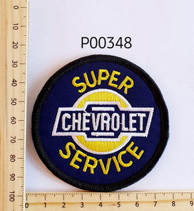 P00348 Chevrolet Service Iron On Cloth Patch