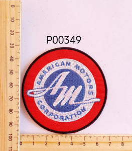 P00349 AMC Round Iron On Cloth Patch