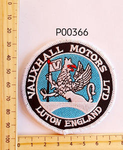 P00366 Vauxhall Motors Iron On Cloth Patch