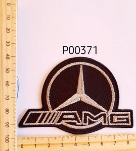 P00371 AMG Mercedes Iron On Cloth Patch