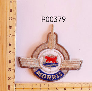 P00379 Morris Emblem Iron On Cloth Patch