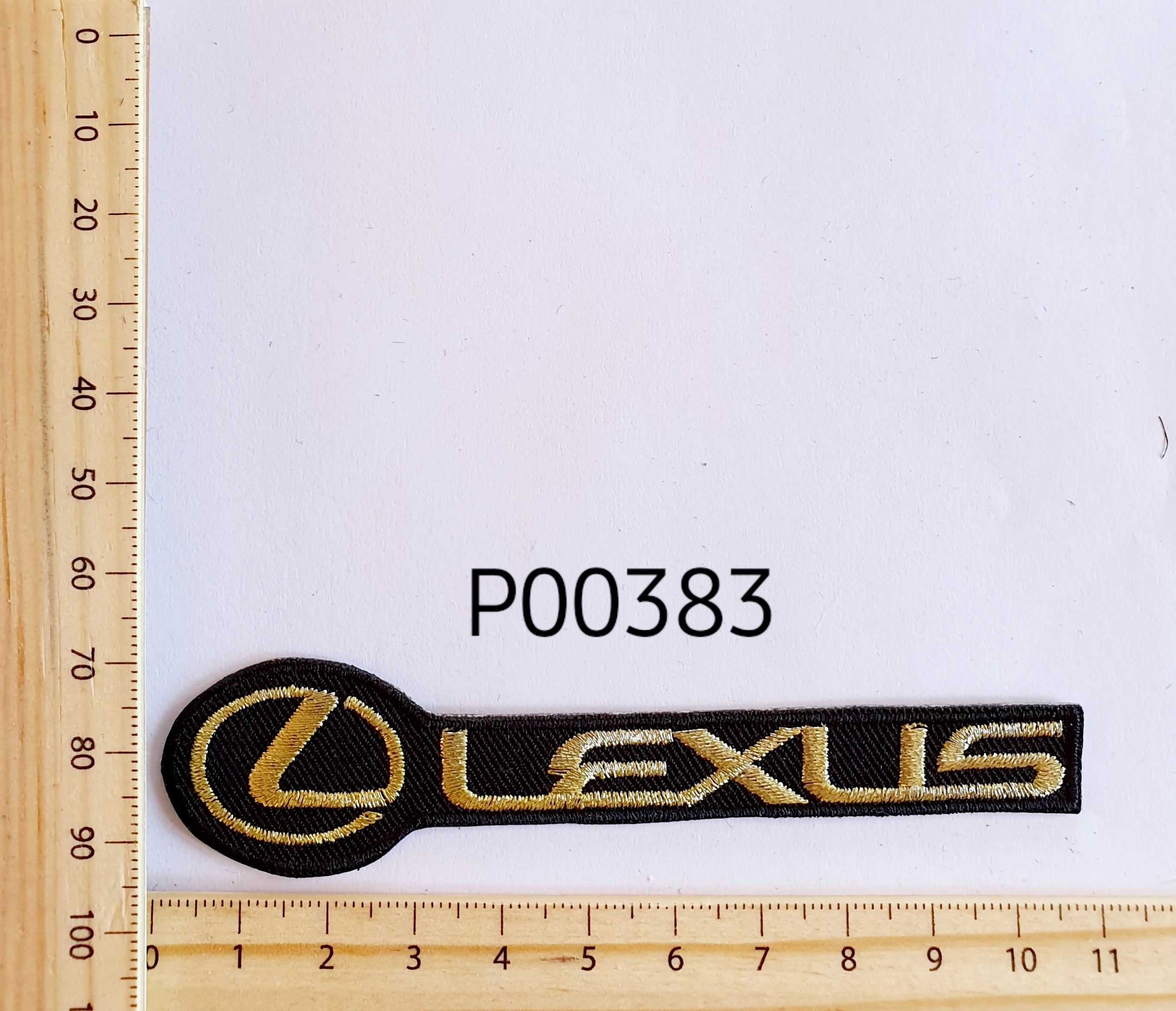 P00383 Lexus Iron On Cloth Patch