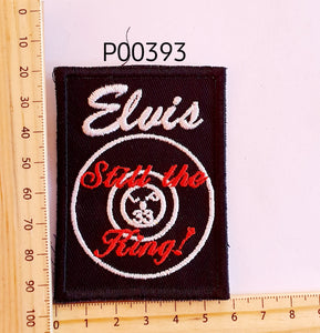P00393 Still the King Iron On Cloth Patch