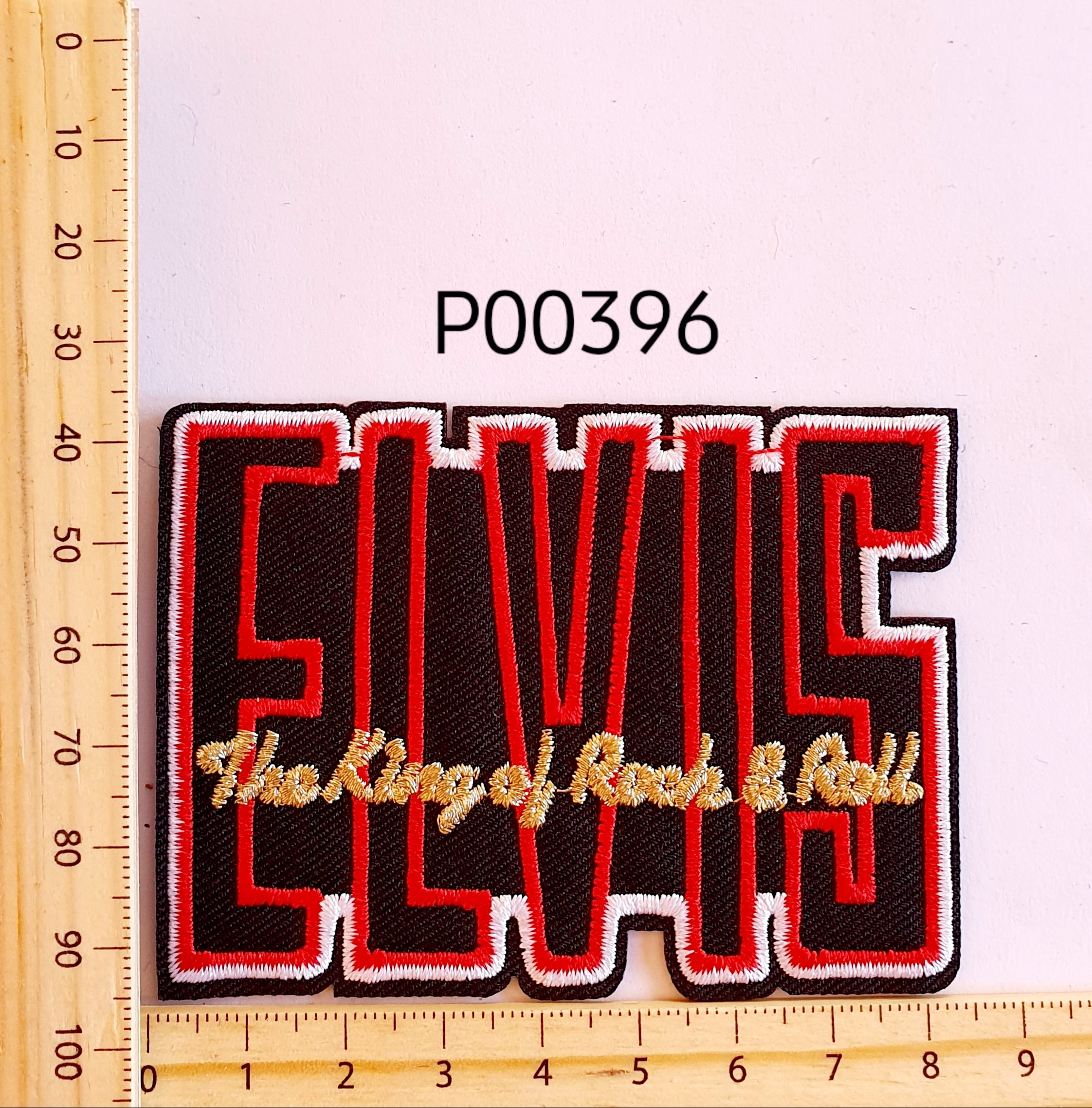 P00396 Elvis Capitals Iron On Cloth Patch