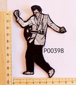 P00398 Elvis Dancing Iron On Cloth Patch