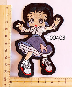 P00403 Baby Betty  Iron On Cloth Patch