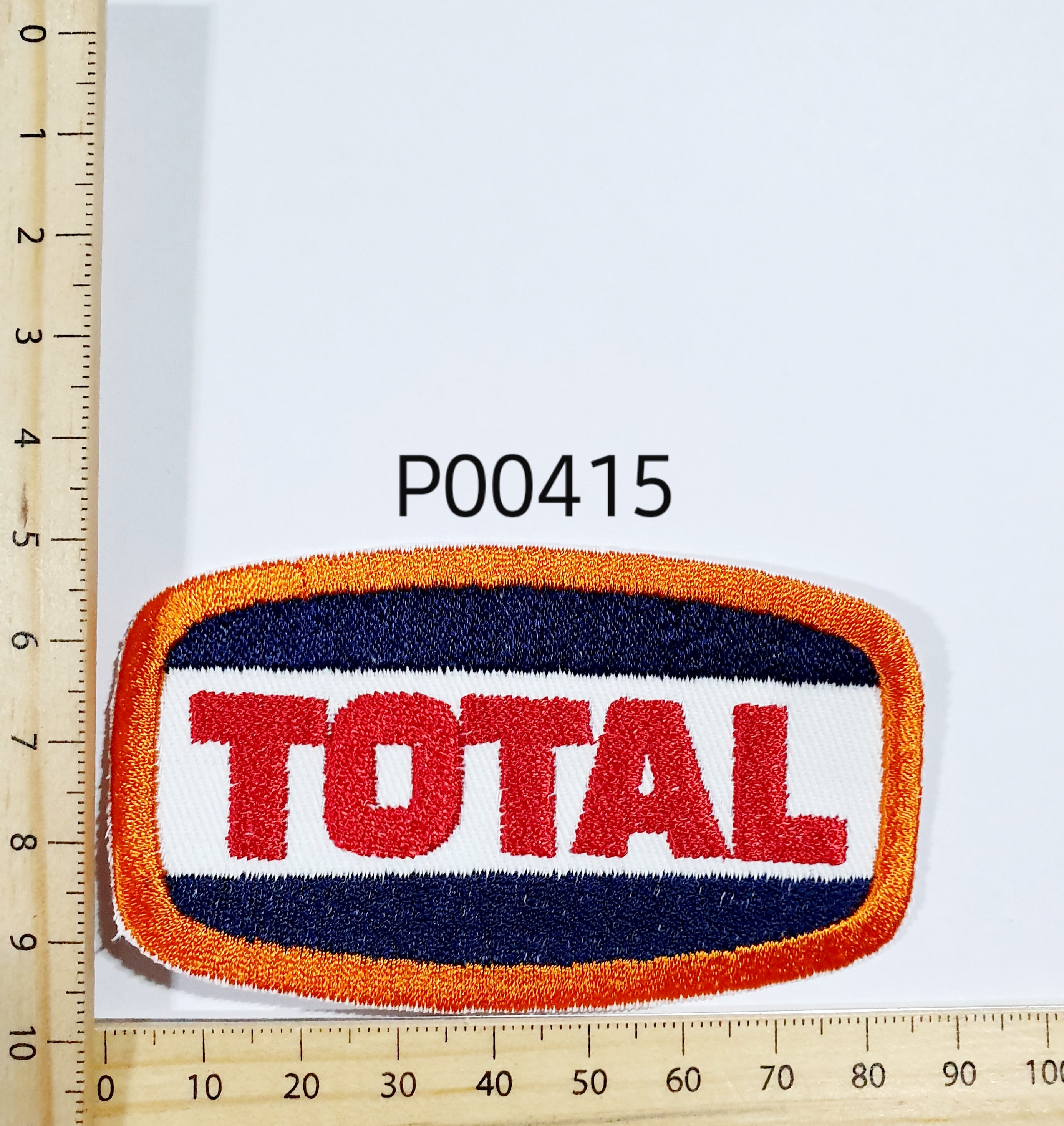 P00415 Total Iron On Cloth Patch