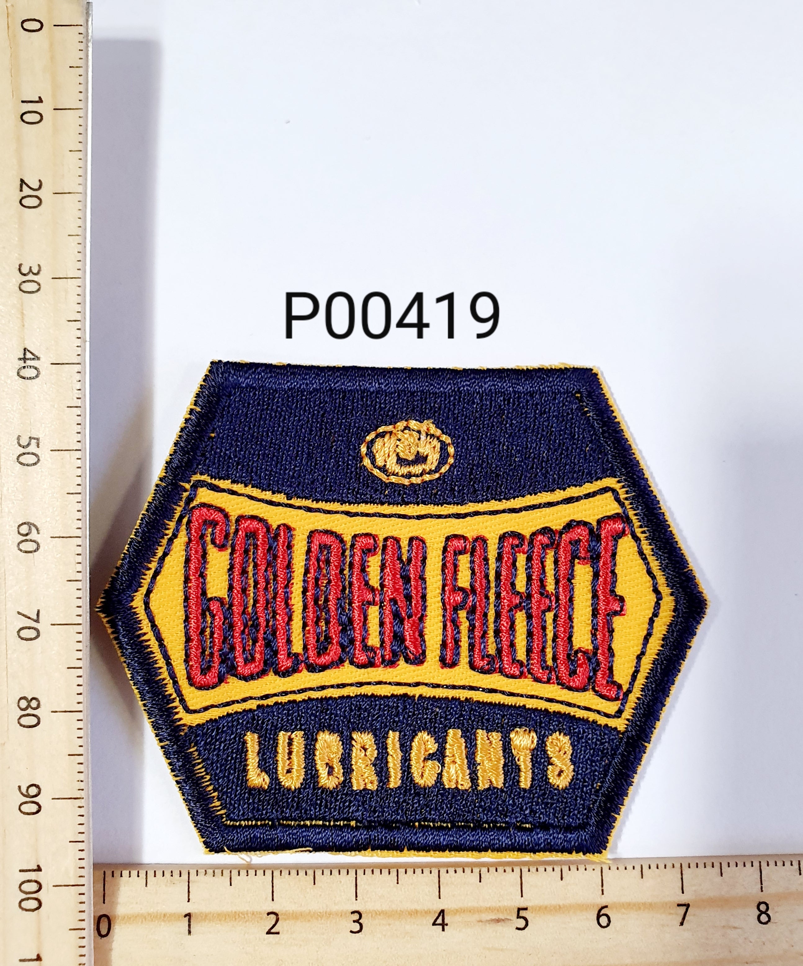 P00419 Golden Fleece Iron On Cloth Patch