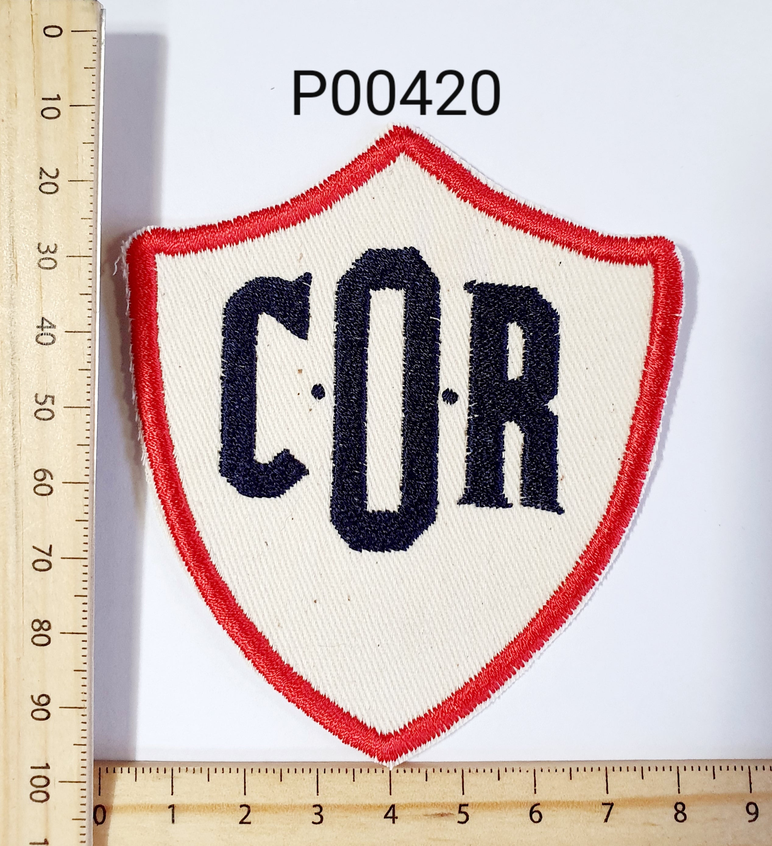 P00420 COR Iron On Cloth Patch